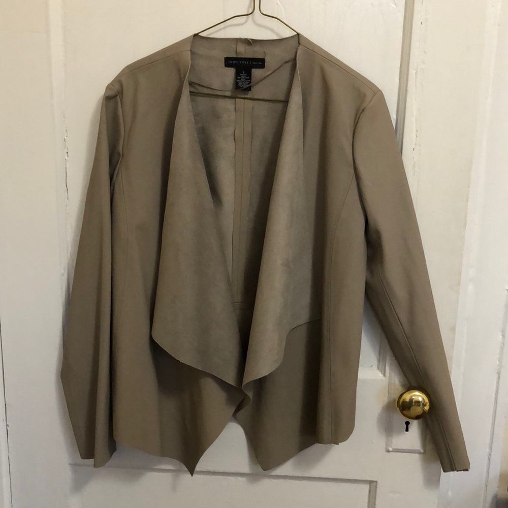 Super Cute Joan Vass Taupe Jacket!